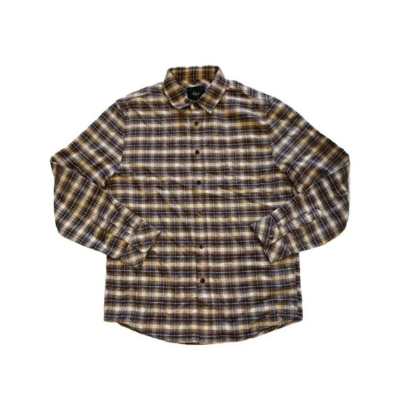 Rails Men's Purple Plaid Long Sleeve Button Front Forrest Shirt Medium NWT - Picture 2 of 11